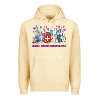 Pina Colada Coffee Nurse Repeat Nurse Coffee Cups Premium Hoodie - FaDigitalArtStudio