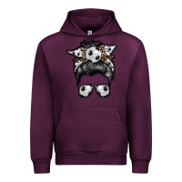Mauve Wine soccer mom Urban Hoodie - RacoonDesign