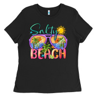 Salty Beach Ladies Tee | Teevron
