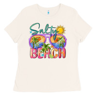 Bone salty beach Ladies Tee - MaliasSmallBusiness