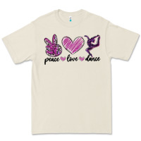 Bone peace love dance Premium Tee - MaliasSmallBusiness