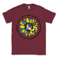 Burgundy down syndrome Classic Tee - Artiststas
