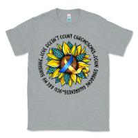 Heather Grey down syndrome Classic Tee - Artiststas