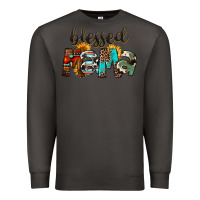 Smoke Blessed Mama Premium Sweatshirt - FaDigitalArtStudio