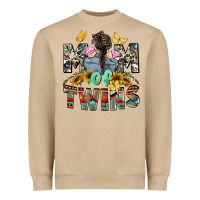 Mom Of Twins Girls Mother's Day Heavyweight Sweatshirt | Teevron