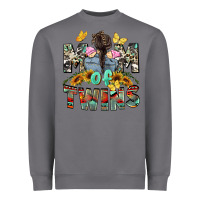 Storm mom of twins girls mother's day Heavyweight Sweatshirt - CowGirlArtShop