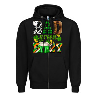 Black St. Patrick's Bad green boozy Zipper Hoodie - OliviaCreatesArt