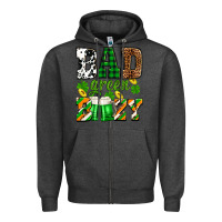 Charcoal Heather St. Patrick's Bad green boozy Zipper Hoodie - OliviaCreatesArt