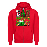 Red St. Patrick's Bad green boozy Zipper Hoodie - OliviaCreatesArt