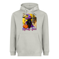 Moon Dust spooky babe black witch cat Heavyweight Hoodie - BundleAndBundleShop