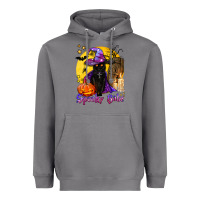Storm spooky babe black witch cat Heavyweight Hoodie - BundleAndBundleShop
