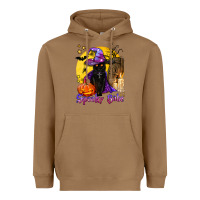 Toasted Coconut spooky babe black witch cat Heavyweight Hoodie - BundleAndBundleShop
