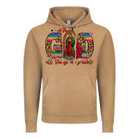 Vintage Camel with god all things are possible lady of guadalupe Vintage Hoodie - Jasminsmagicworld