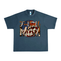 Midnight Navy football mom Urban Heavy Tee - Jasminsmagicworld
