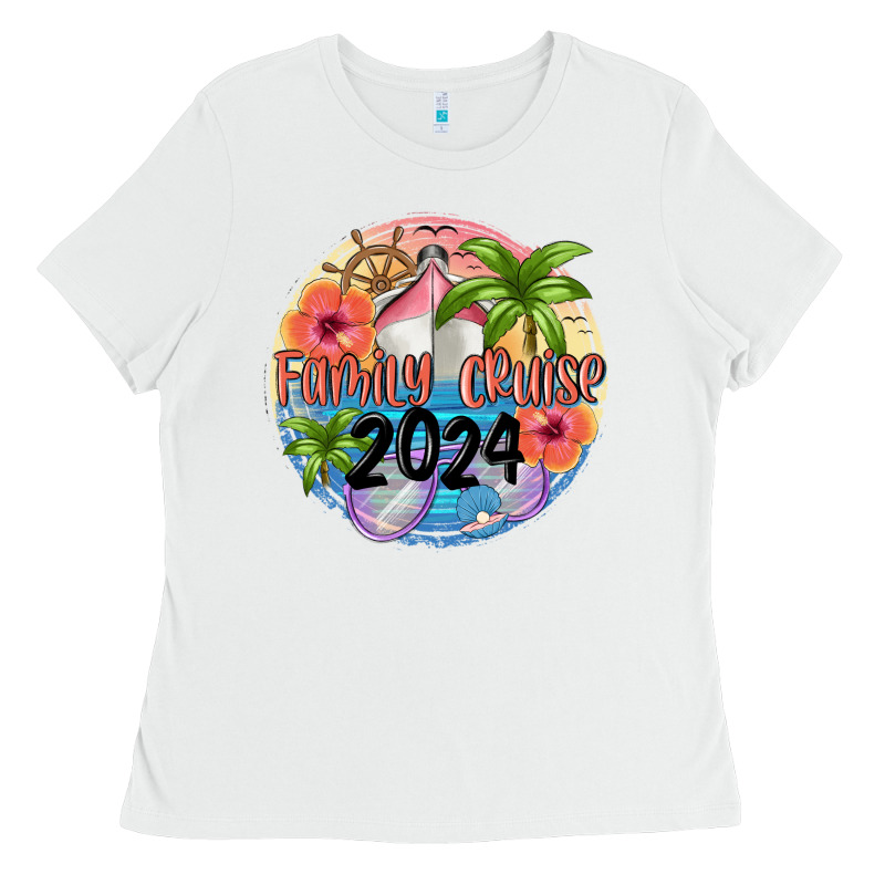 Family Cruise 2024 Ladies Tee by MaliasSmallBusiness | Teevron