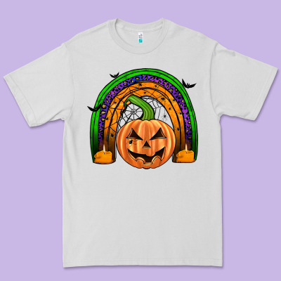 Halloween Rainbow Premium Tee Designed By Jahusdesignshop