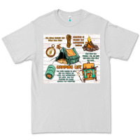 Dove Grey camping life Premium Tee - MaliasSmallBusiness
