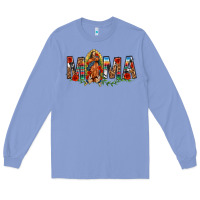 Colony Blue Our Lady of Guadalupe Mama Long Sleeve Tee - texasbilliewilder
