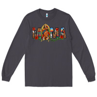 Smoke Our Lady of Guadalupe Mama Long Sleeve Tee - texasbilliewilder