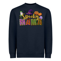 Navy spooky mama Heavyweight Sweatshirt - CowGirlArtShop