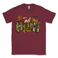 Burgundy the hunt is on Classic Tee - Artiststas