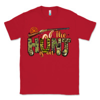 Red the hunt is on Classic Tee - Artiststas