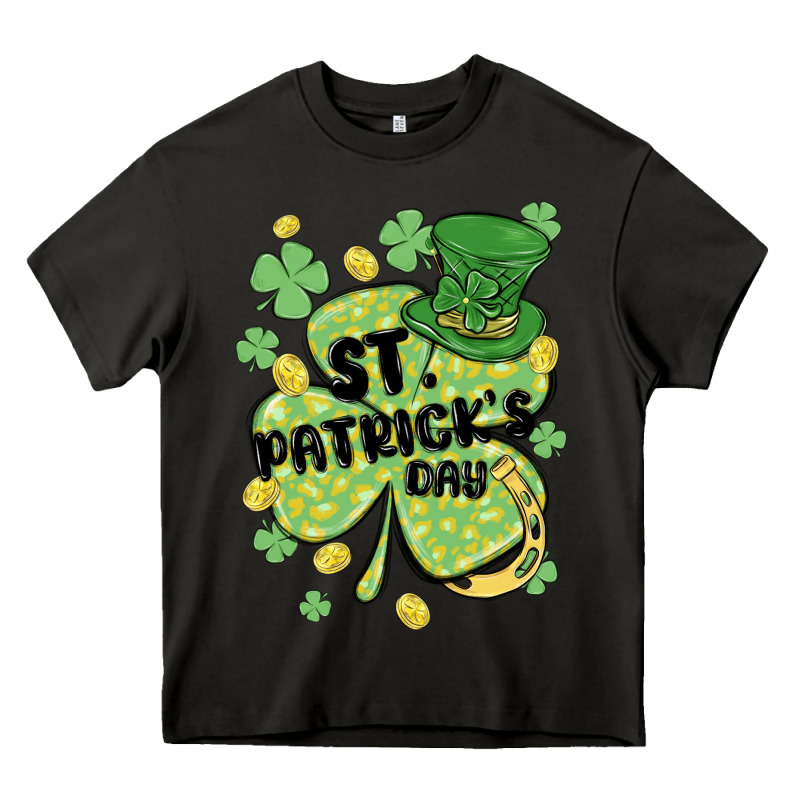 St. Patrick's Day Shamrock Heavy Core Tee by MaliasSmallBusiness | Teevron