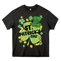 Asphalt st. patrick's day shamrock Heavy Core Tee - MaliasSmallBusiness