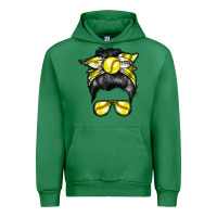 Emerald softball mom Urban Hoodie - RacoonDesign