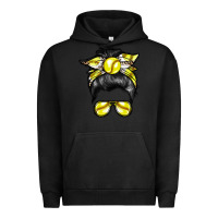 Pigment Black softball mom Urban Hoodie - RacoonDesign