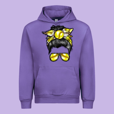 Softball Mom Urban Hoodie Designed By Racoondesign