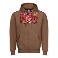 Chestnut One loved Gigi Valentine's Day Zipper Hoodie - FaDigitalArtStudio
