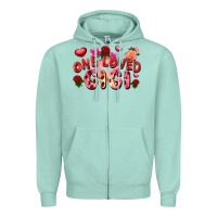 Seafoam One loved Gigi Valentine's Day Zipper Hoodie - FaDigitalArtStudio