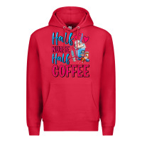 Cardinal Half Nurse Half Coffee Premium Hoodie - FaDigitalArtStudio