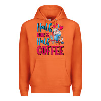Carrot Half Nurse Half Coffee Premium Hoodie - FaDigitalArtStudio