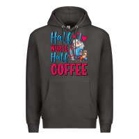 Smoke Half Nurse Half Coffee Premium Hoodie - FaDigitalArtStudio