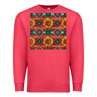 Cardinal native american aztec seamless pattern 2 Premium Sweatshirt - BundleAndBundleShop