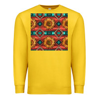 Lemon native american aztec seamless pattern 2 Premium Sweatshirt - BundleAndBundleShop