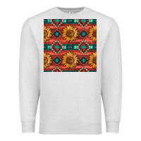 Oatmeal Heather native american aztec seamless pattern 2 Premium Sweatshirt - BundleAndBundleShop
