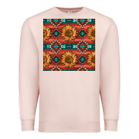 Pale Pink native american aztec seamless pattern 2 Premium Sweatshirt - BundleAndBundleShop