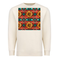 Sandshell native american aztec seamless pattern 2 Premium Sweatshirt - BundleAndBundleShop