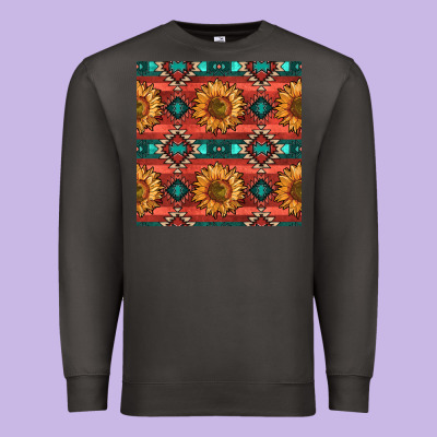 Native American Aztec Seamless Pattern 2 Premium Sweatshirt Designed By Bundleandbundleshop