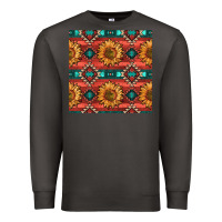 Smoke native american aztec seamless pattern 2 Premium Sweatshirt - BundleAndBundleShop