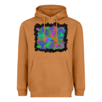 Meerkat halloween neon leopard background Heavyweight Hoodie - BundleAndBundleShop
