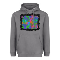 Storm halloween neon leopard background Heavyweight Hoodie - BundleAndBundleShop