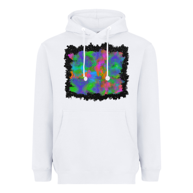 Halloween Neon Leopard Background Heavyweight Hoodie by BundleAndBundleShop | Teevron