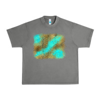Tornado leopard turquoise background Urban Heavy Tee - Jasminsmagicworld