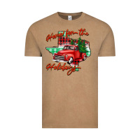 Vintage Coffee home for the holidays texas Vintage Tee - BarkalooDesign