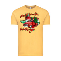 Vintage Mustard home for the holidays texas Vintage Tee - BarkalooDesign