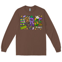 Chestnut Mardi Gras Nurse Long Sleeve Tee - NancyCooperArtShop